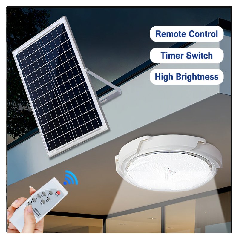 Indoor Solar Ceiling Light Factory Direct With Remote Control Solar Light Lamp For Indoor Indoor Solar Light Home House