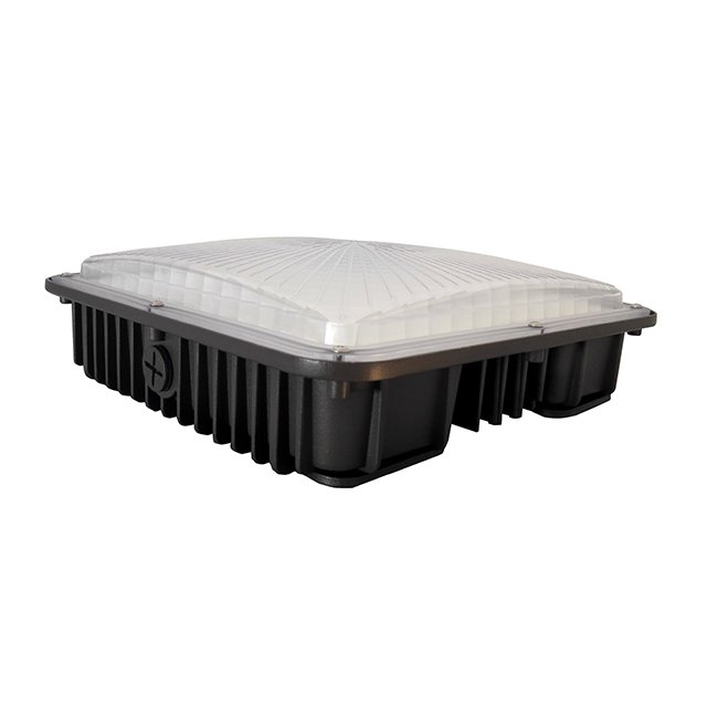 5 Years Warranty 50W 75W 100W Gas Station LED Canopy Light 130LM/W Steel Die-cast Aluminum for Petrol Station Outdoor Ceiling