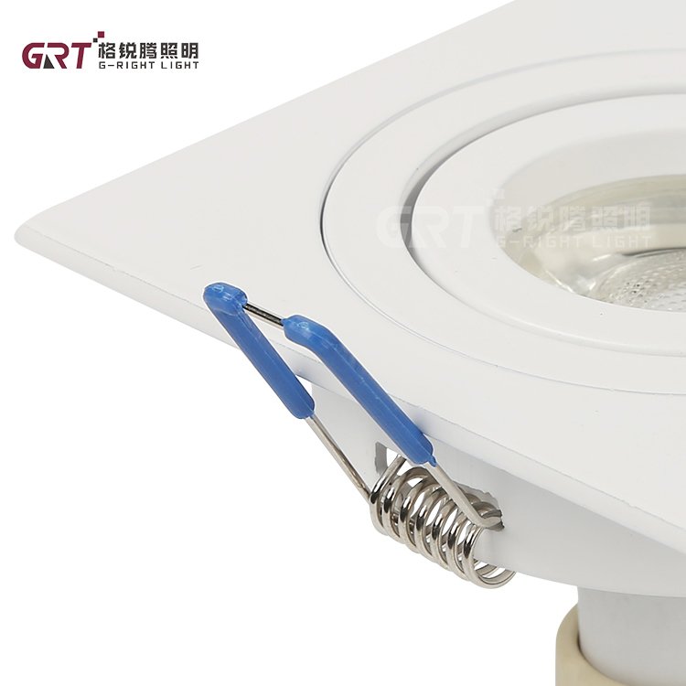 Popular Adjustable 6w 12w 18w Aluminum Recessed SMD COB Spotlight GU10 LED Ceiling Downlight