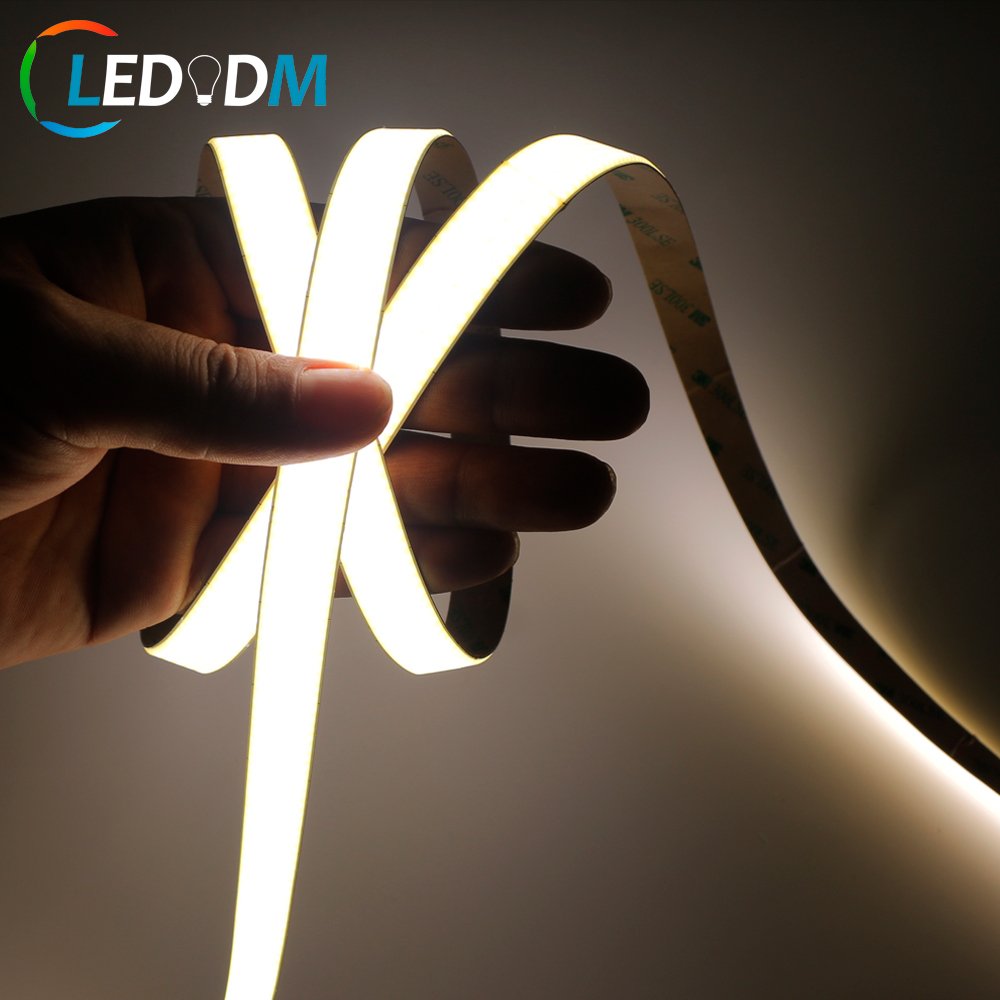 New 2024 WIDE-BODIED COB Strip Light 1920leds 15mm Width PCB Led Lights 24V 25W Indoor Outdoor Waterproof White Color lighting