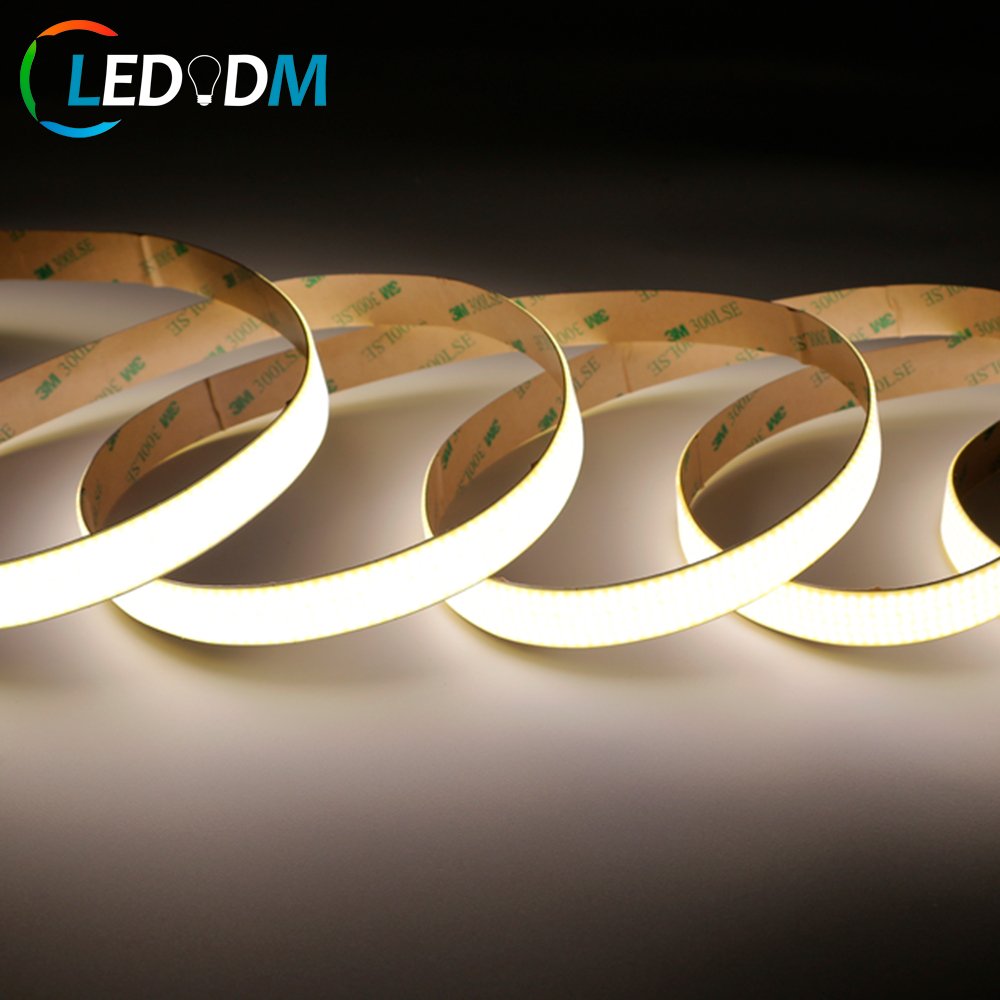 New 2024 WIDE-BODIED COB Strip Light 1920leds 15mm Width PCB Led Lights 24V 25W Indoor Outdoor Waterproof White Color lighting