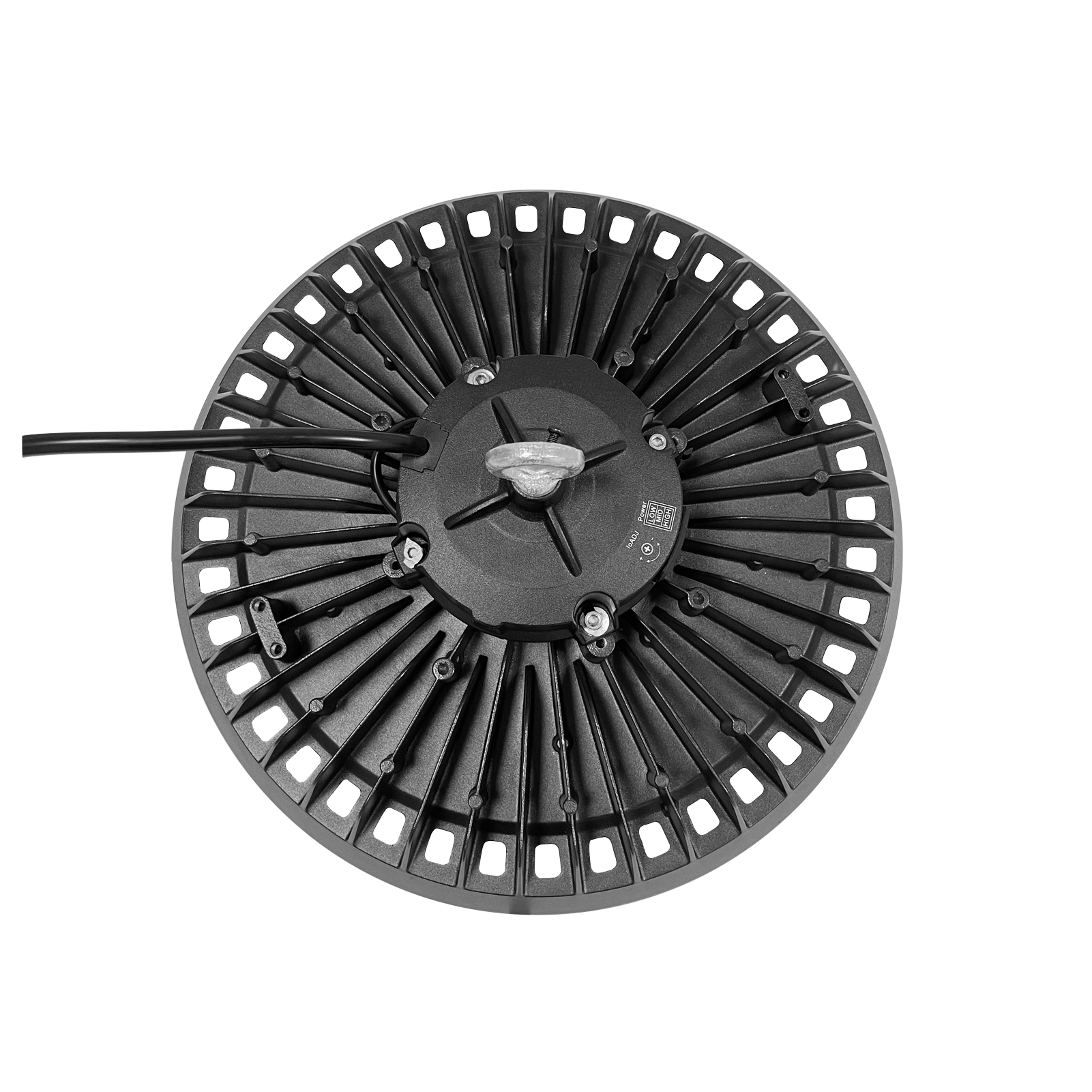 US Warehouse Stock UFO LED High Bay Light 100-120-150W Power Tunable Aluminum 80 IP65 ETL Certified for Parking Lot UL/DLC/FCC