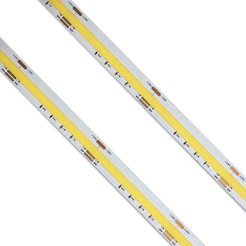 Strip Light Factory 320LEDs White Lighting Tape Bedroom Ceiling Office 12V 24V 8mm Flex COB LED Strip Light
