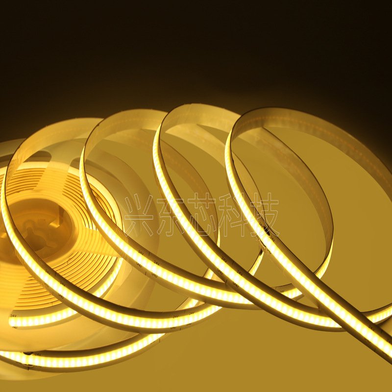 Strip Light Factory 320LEDs White Lighting Tape Bedroom Ceiling Office 12V 24V 8mm Flex COB LED Strip Light