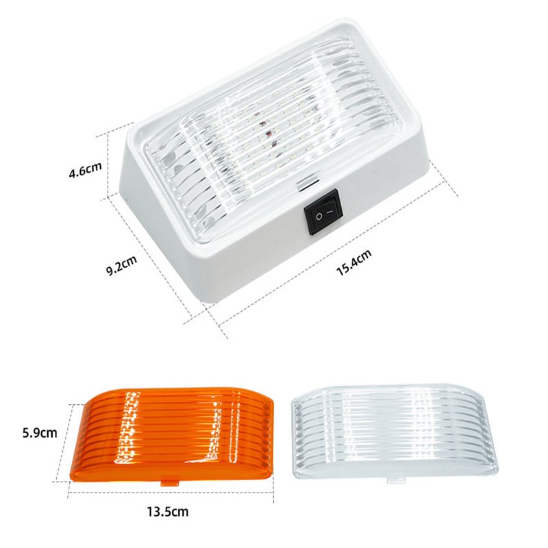 Caravan Motorhome Trailer Outdoor 12V 3W Waterproof Awning Lights PIR Motion Sensor LED RV Porch Light LED RV Exterior Lights