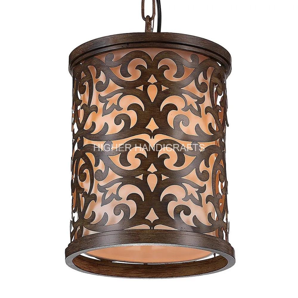 Gold Iron Brass Arabic Pendant Light Hanging Light Fixture Bedroom Lamp Modern Style Lamps