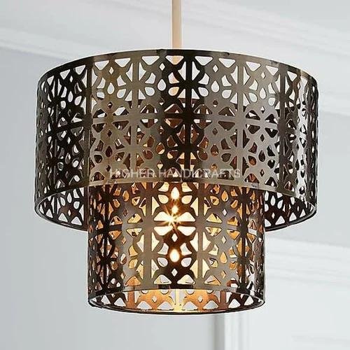 Gold Iron Brass Arabic Pendant Light Hanging Light Fixture Bedroom Lamp Modern Style Lamps