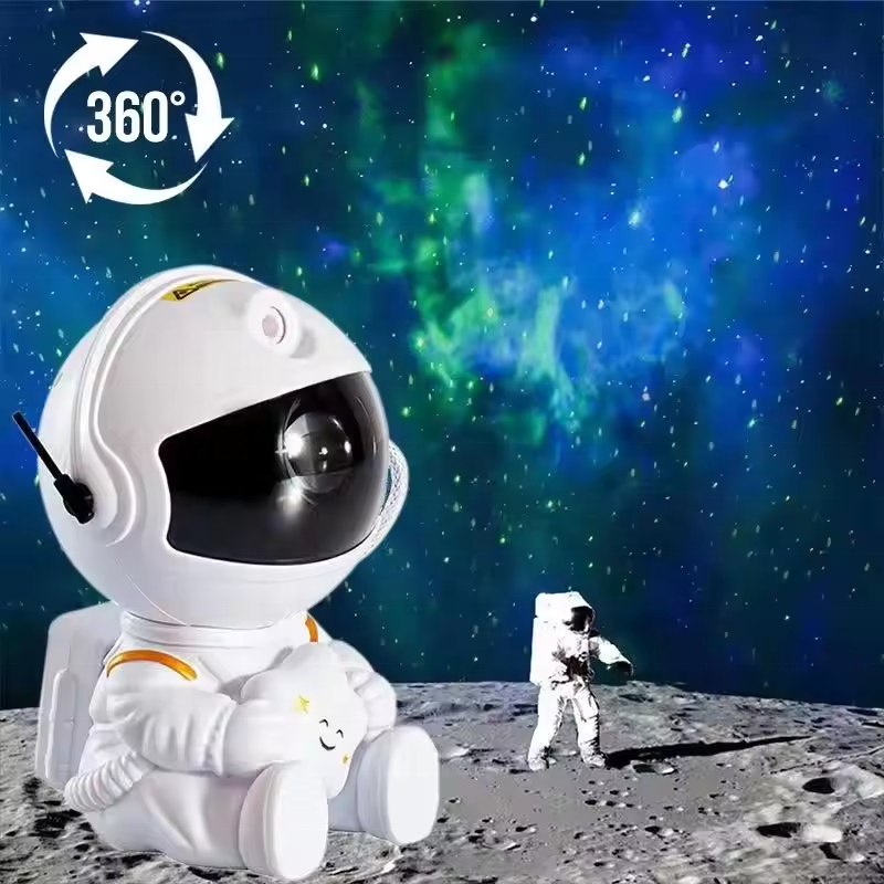 Room Bedroom Bedside Study Decorative Table Lamp Astronaut Galaxy Star Projector Desk Laser Night Lights