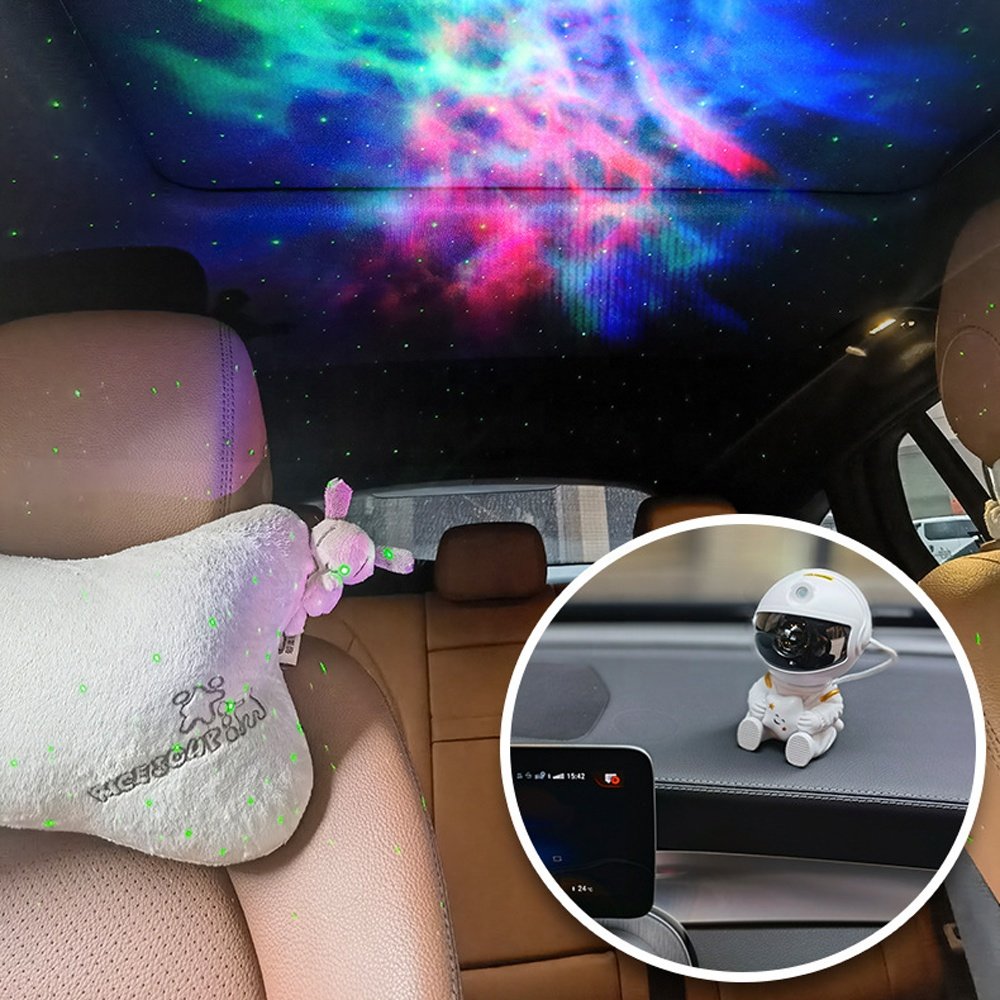 Room Bedroom Bedside Study Decorative Table Lamp Astronaut Galaxy Star Projector Desk Laser Night Lights