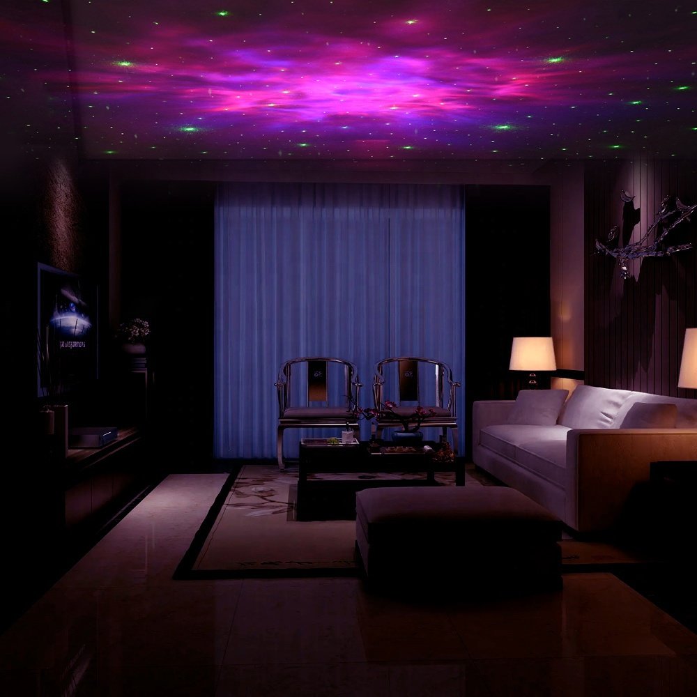 Room Bedroom Bedside Study Decorative Table Lamp Astronaut Galaxy Star Projector Desk Laser Night Lights