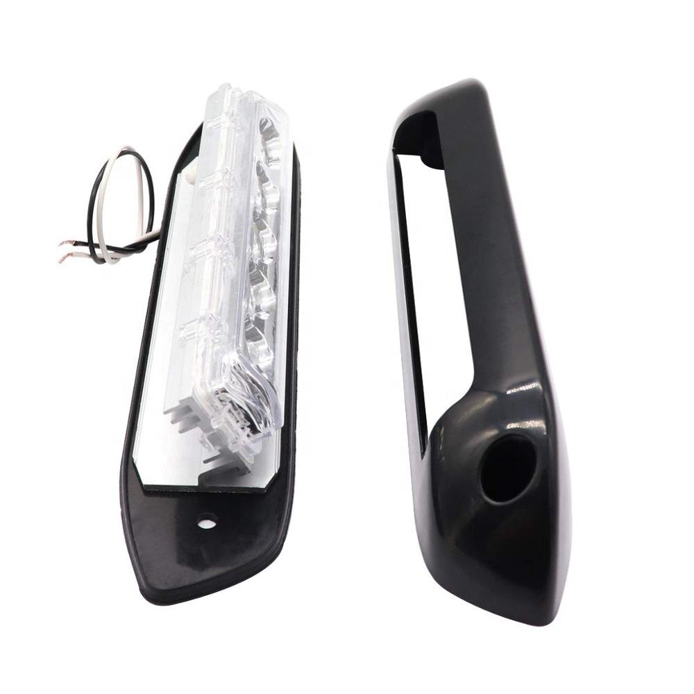 Amomd 12V Waterproof LED Light Bar IP67 Work Light with Flood Beam for Car RV Boat Porch Lighting Systems