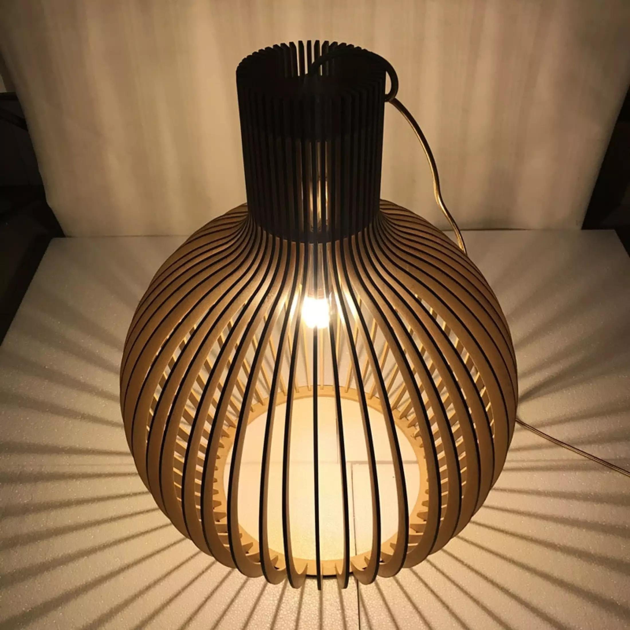 Modern Nordic classic Wooden Bird Cage geometric Lighting chandelier globe rattan ceiling fan Pendant light chandeliers