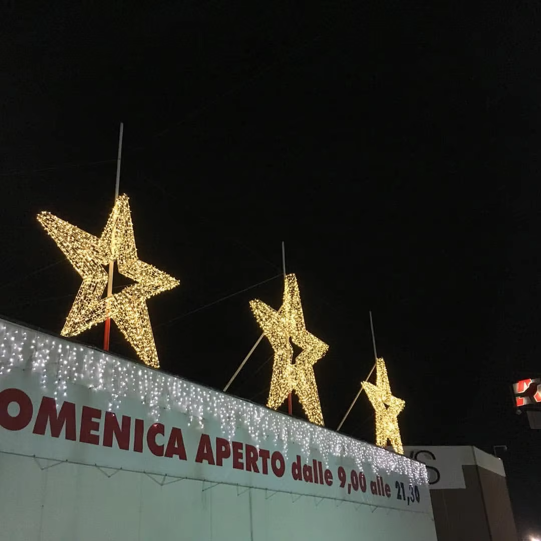Factory Price Event Outdoor Christmas Decoration Fabric Crafts Warm White Color 3d Sculpture Star Light