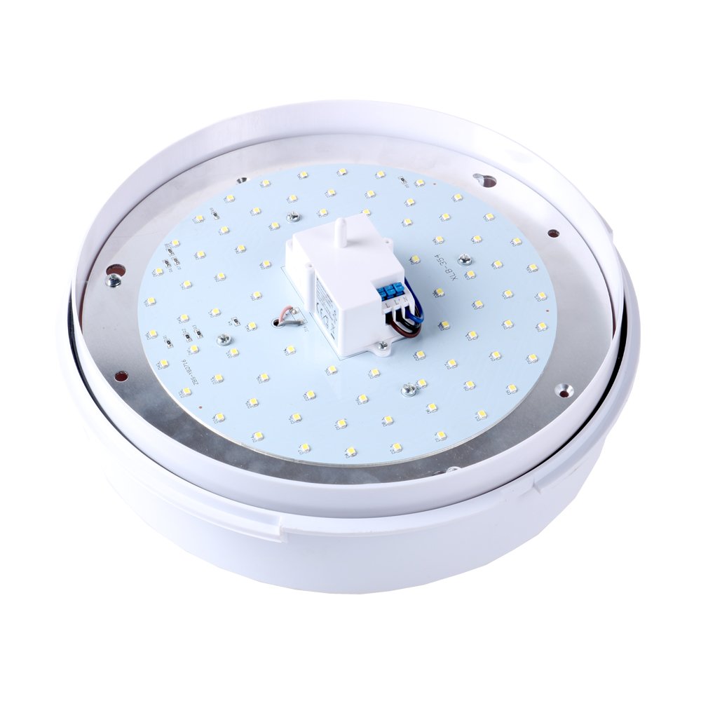 High Power 16W IP65 Round LED Ceiling Light Fitting Over 1000 Lumens
