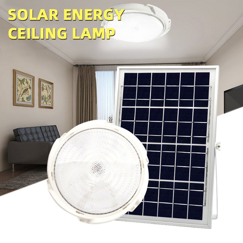 new LED solar energy ceiling lamp highlight high lumen high brightness long life Indoor Rechargeable 200W Remote Control Living