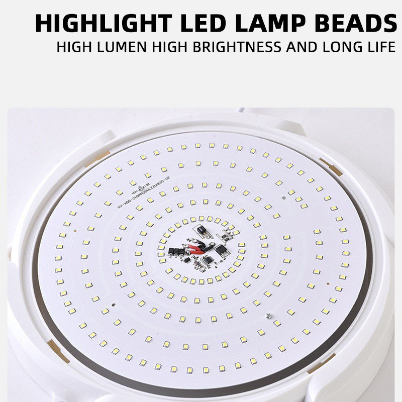 new LED solar energy ceiling lamp highlight high lumen high brightness long life Indoor Rechargeable 200W Remote Control Living