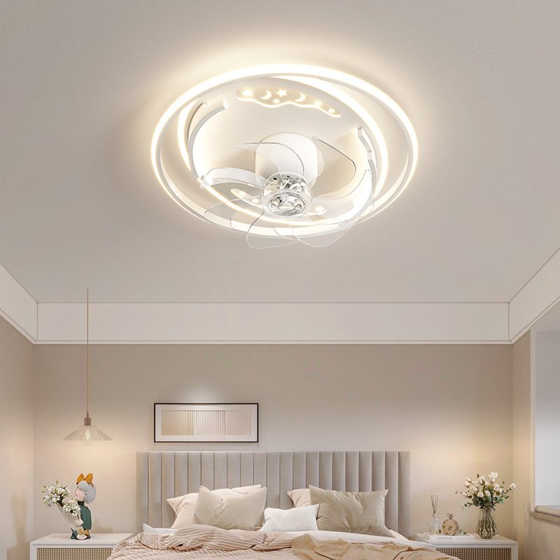 2023 Top Sales Luxury Silver 48W Ceiling Fans Lamp 42inch 48inch 52inch Led Ceiling Fans with Lights