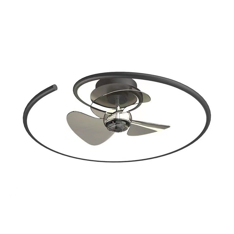 2023 Top Sales Luxury Silver 48W Ceiling Fans Lamp 42inch 48inch 52inch Led Ceiling Fans with Lights