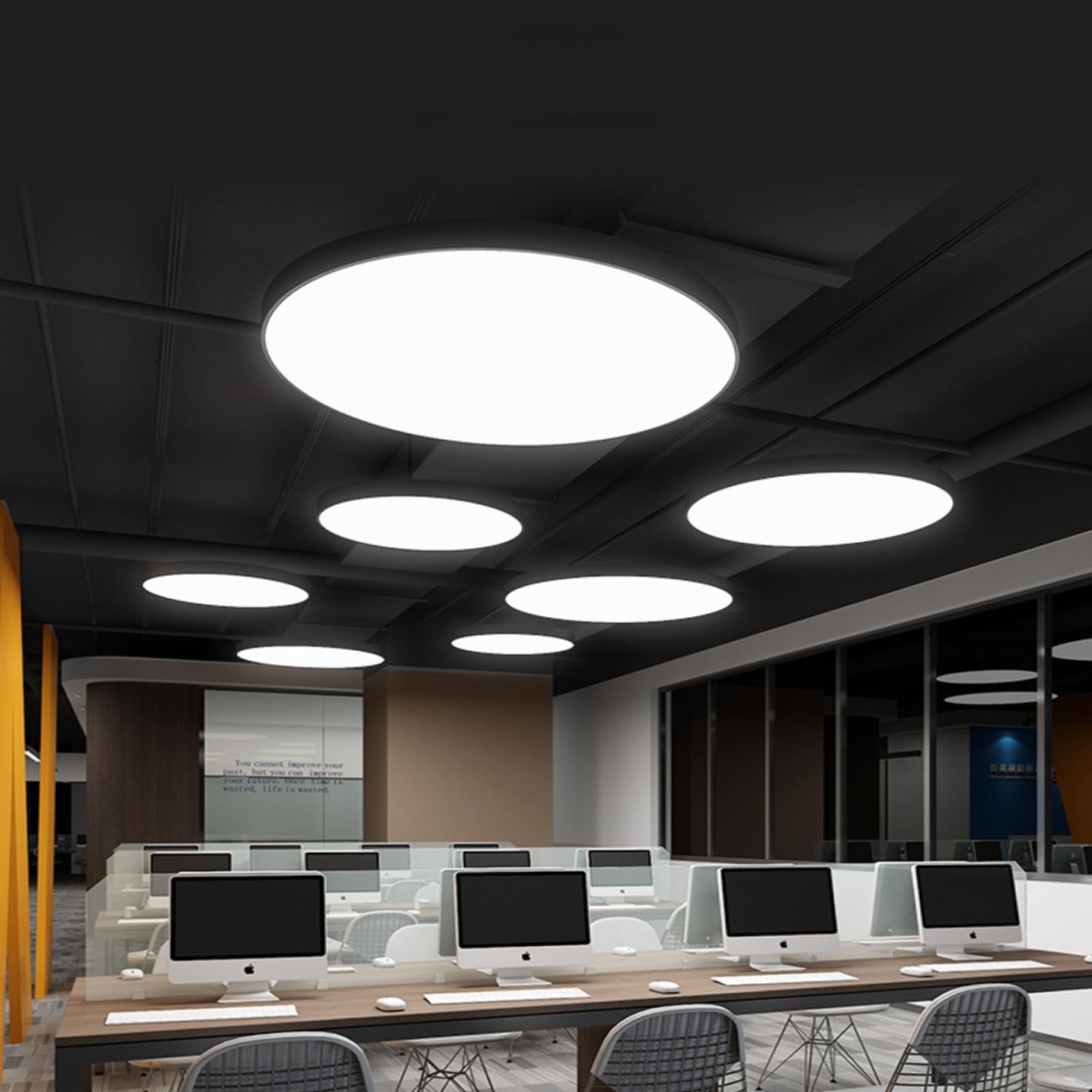 Modern LED Hotel Chandelier Circle Linear Lighting for Office Restaurant Ceiling Round Circle Nordic Pendant Light For Hotel