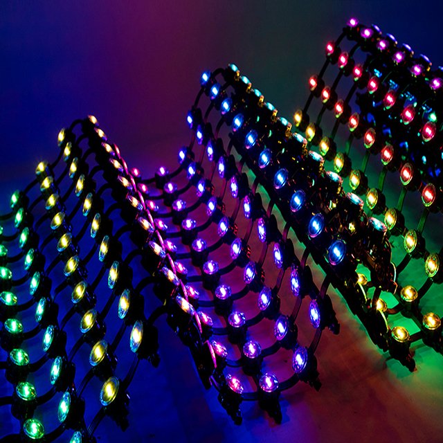 led screen P62 outdoor lawn lights sisplay ceiling mesh light garage jellyfish screen