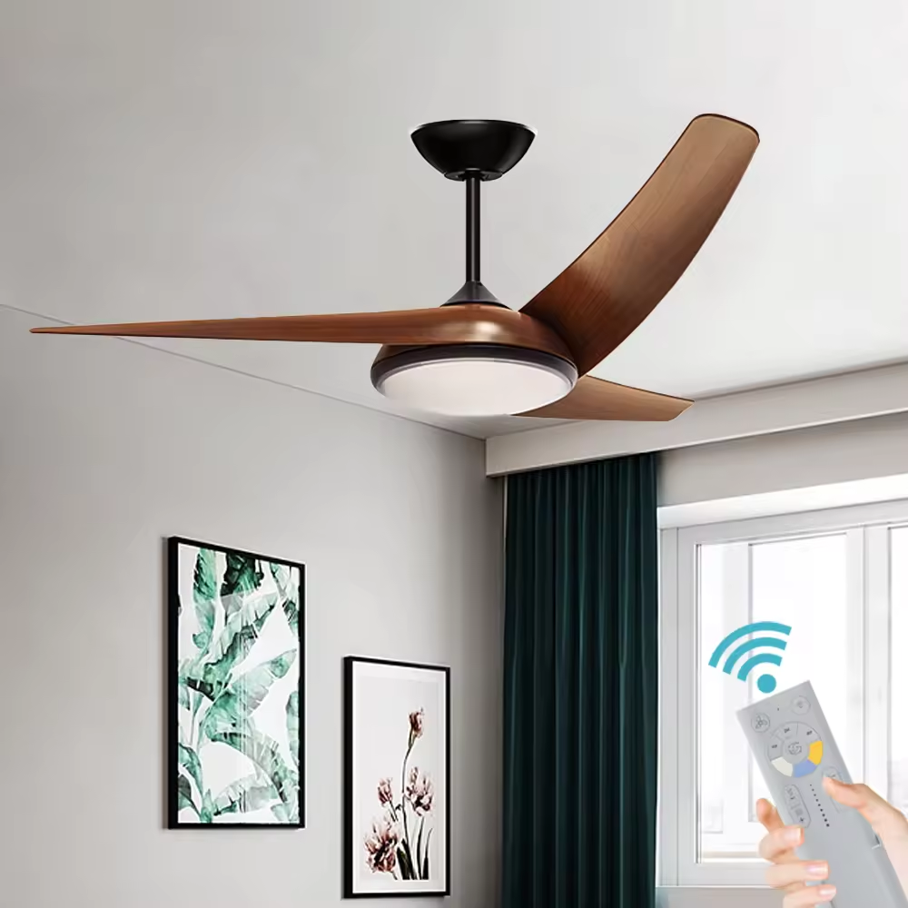 CE certificate 3 blades outdoor decora tiob fan ceiling fan with light lamp home ventilateur plafond