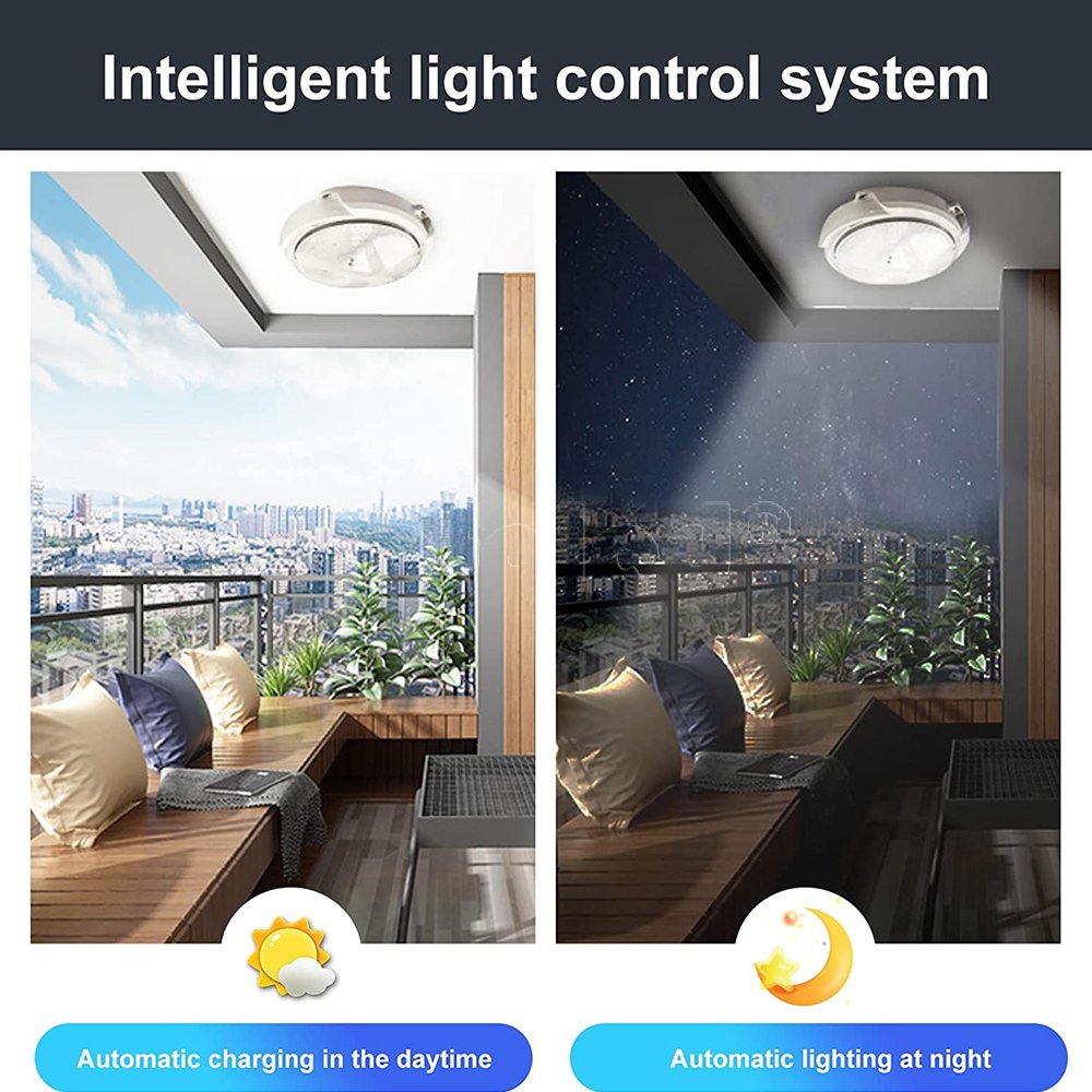 Home new rural indoor and outdoor waterproof 40W 60W 100W 200W 300W super bright home use solar ceiling light