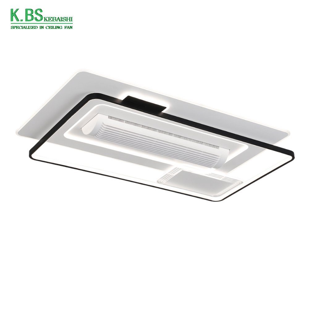 European Style Led Ceiling Fans Modern Simple Style Fan Light Hotel Home Living Room Remote Control Ceiling Fan