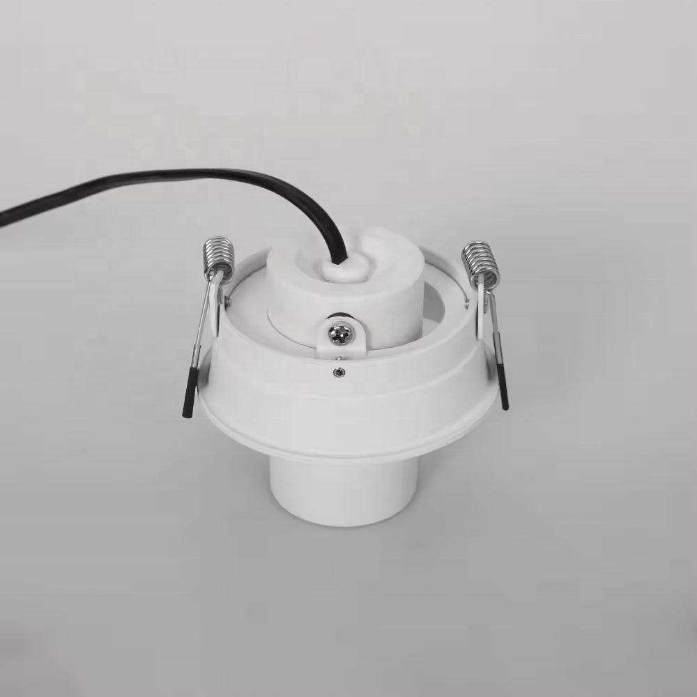 Trimless Commercial Hotel Wall Washer Recessed Led Downlights Round Lamp Adjustable Cob Spotlight