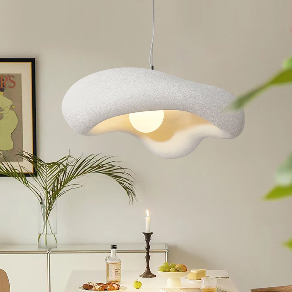 New Industrial vintage Dome cement pendant lamp concrete personality hanging lighting art simple chandelier for restaurant bar