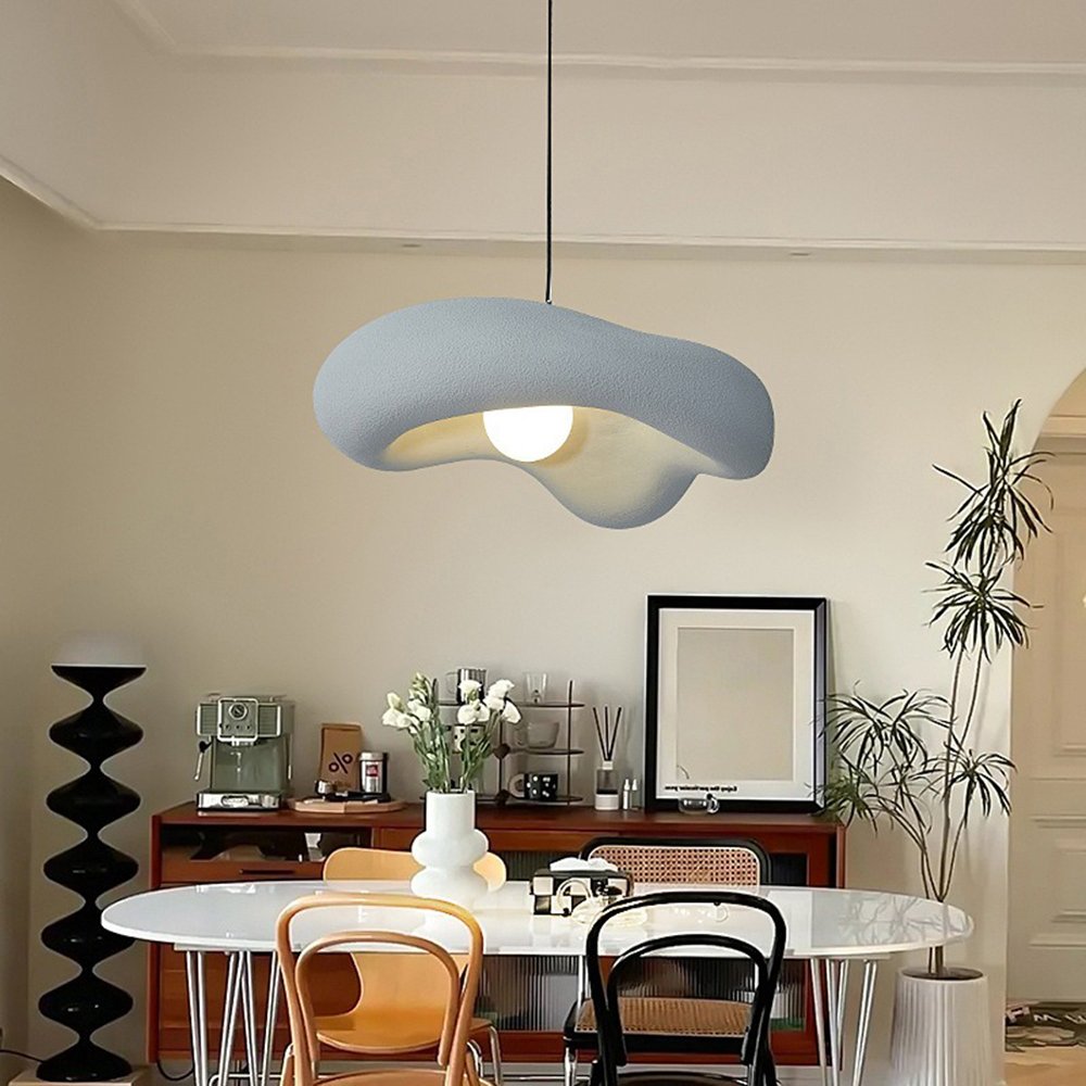 New Industrial vintage Dome cement pendant lamp concrete personality hanging lighting art simple chandelier for restaurant bar