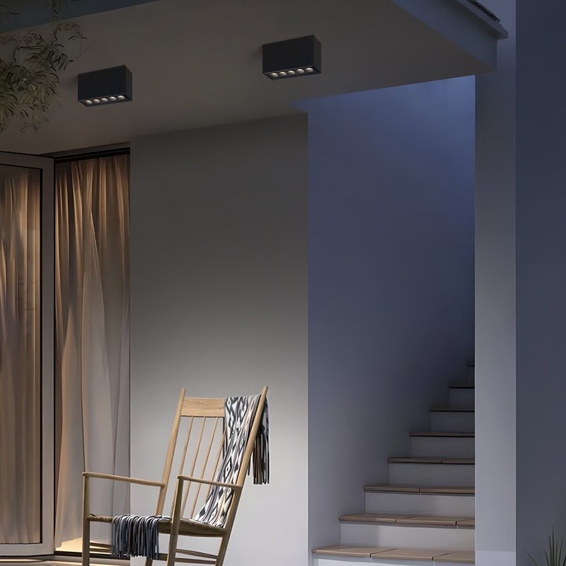 New Arrival LED Rectangular Surface Aluminium Spotlight 8W 10W Linear Light AC220-240V Led waterproof outdoor Ceiling Lamp