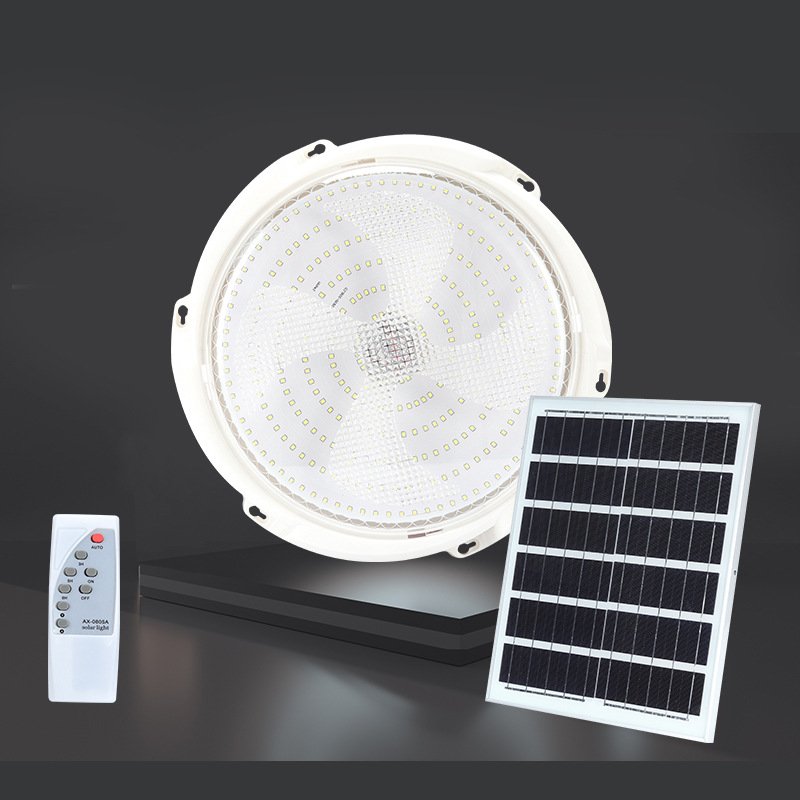indoor solar ceiling light with remote control solar light lamp for indoor solar light home house