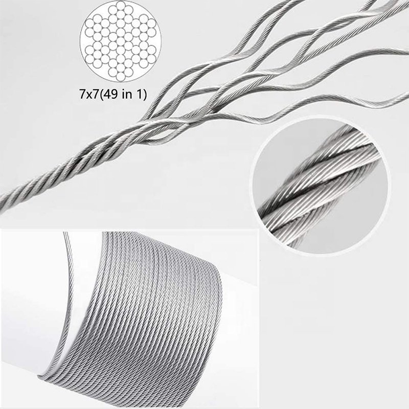 Ceiling Light Fixtures Aluminum Double Barrel Cable Ferrule Crimper Crimping Sleeves Stainless Steel Wire Rope String Light
