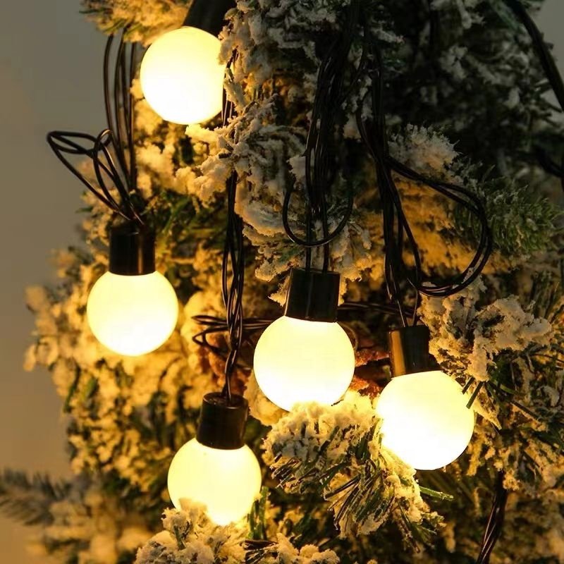 LED Round Chandelier Wedding Ceiling Decoration Lights Christmas Lights for Indoor Decor Opp Bag Snowflake Light 70 White Color