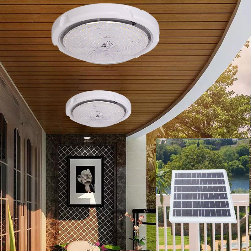 100W Wide Lighting Range Indoor Solar Ceiling Light Outdoor IP65 Waterproof Solar Led Light For Ceiling