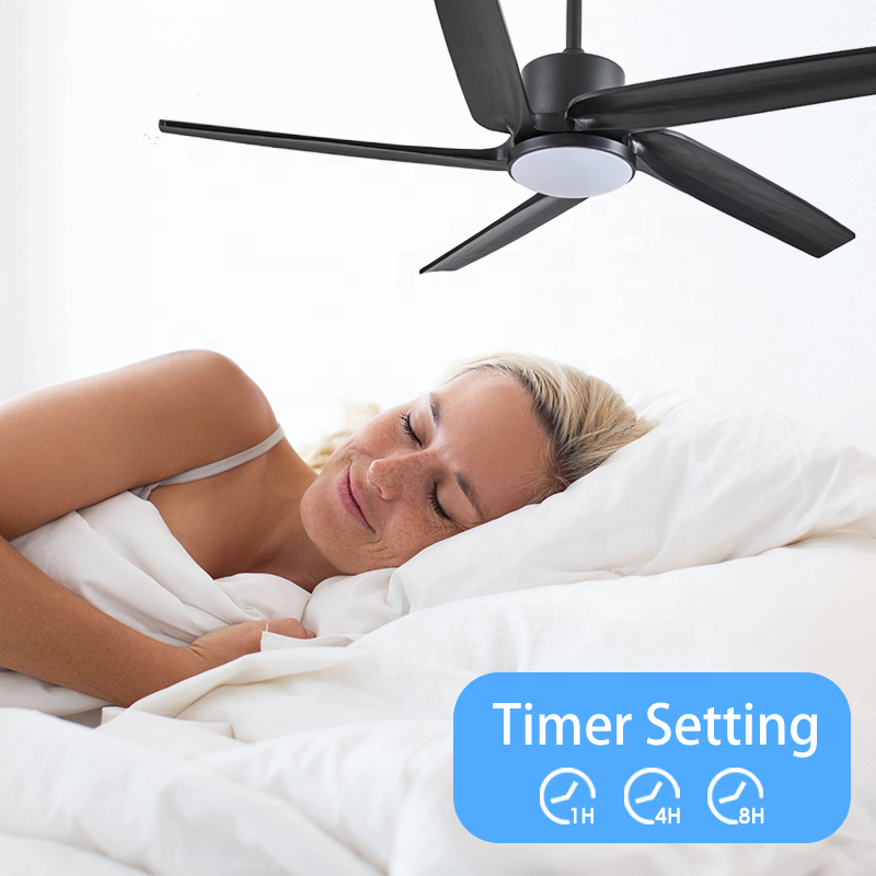 Wholesale 52" Hot Selling Reversible DC modern solid wood ceiling fan light with remote