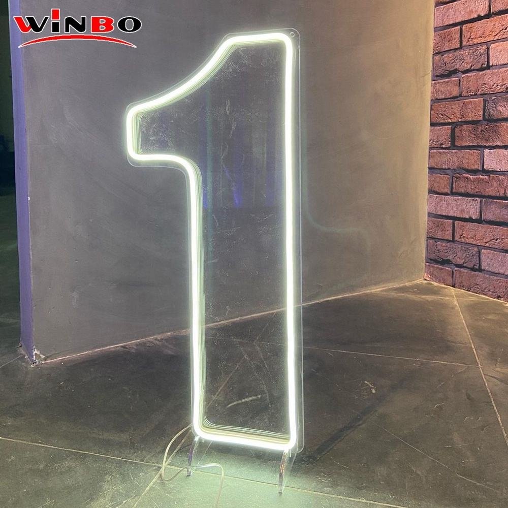 neon number light custom led letters sign open logo sign decoration indoor and outdoor for wall room and mall with small moq