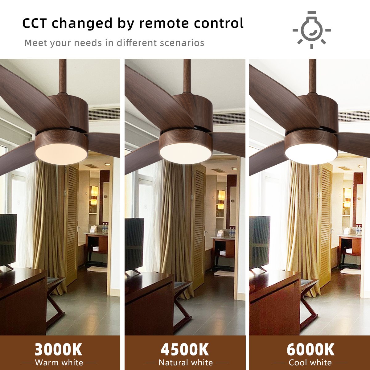 SLYNN Remote Control Designer Modern Led Ceiling Light Chandelier Ceiling Fan Light