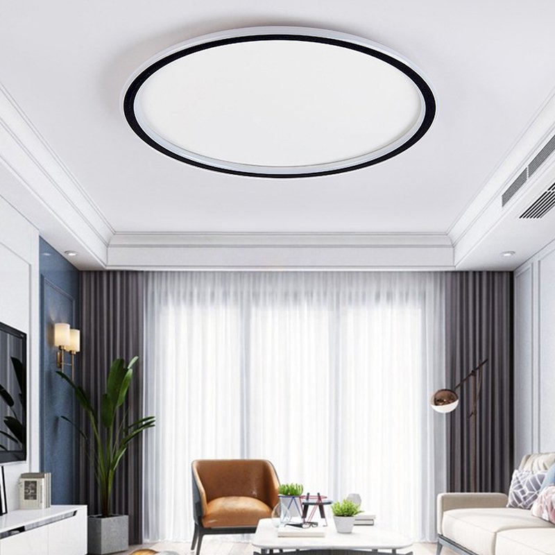 Modern Surface Mounted Bedroom Living Room Home Lighting Round Gold Black White Ceiling Light,Led Ceiling Lamp,Led Ceiling Light