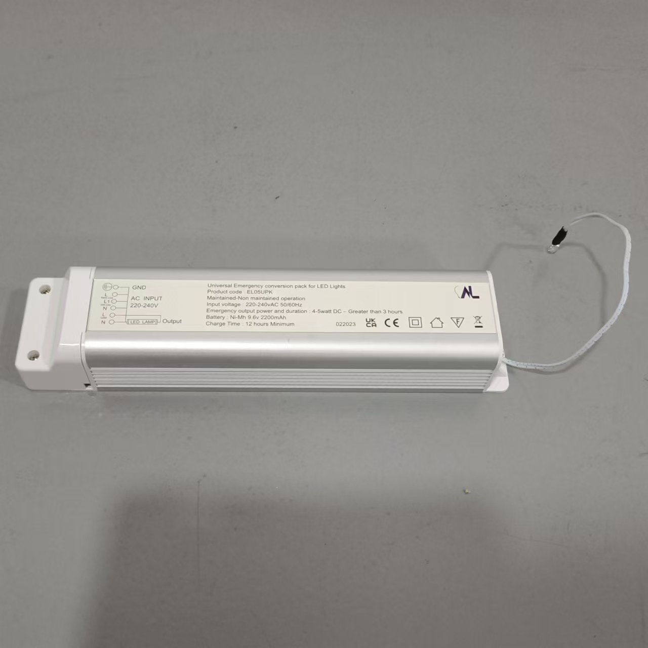 LED Emergency Kit for universal LED lighting Separate emergency power kit with Battery with self-test function emergency driver