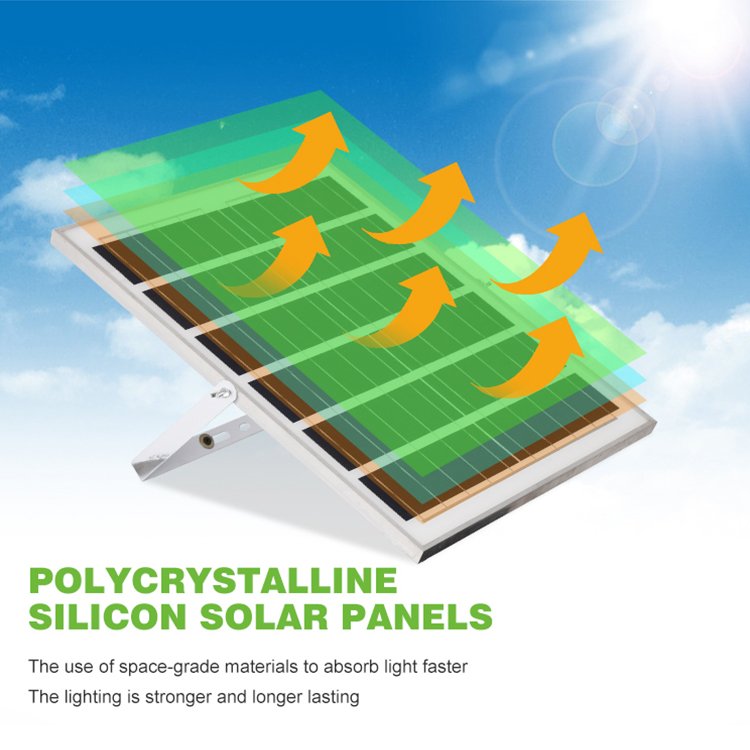 Solar charging LED remote control intelligent dimming 5 meter extension cable timed 100W solar ceiling light