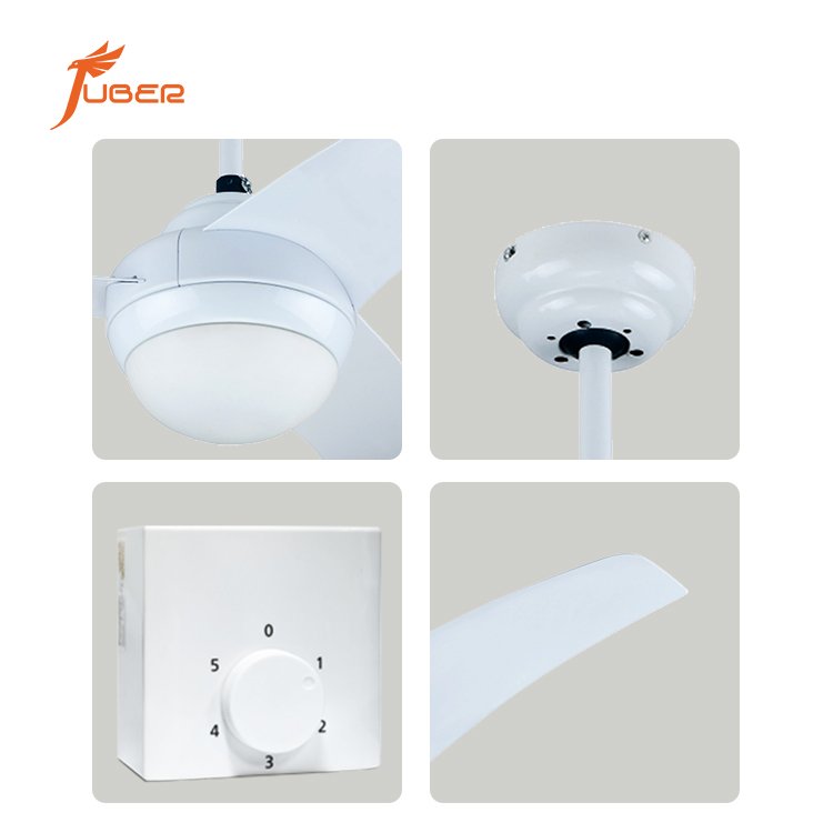 Best price High quality 52 inch led ceiling fan with light 5 blades decorative ceiling fan