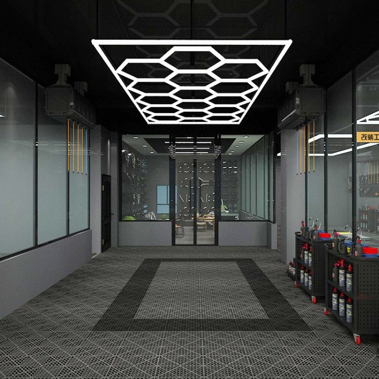 110V Factory Direct Sales hexagonal led light for garage ceiling