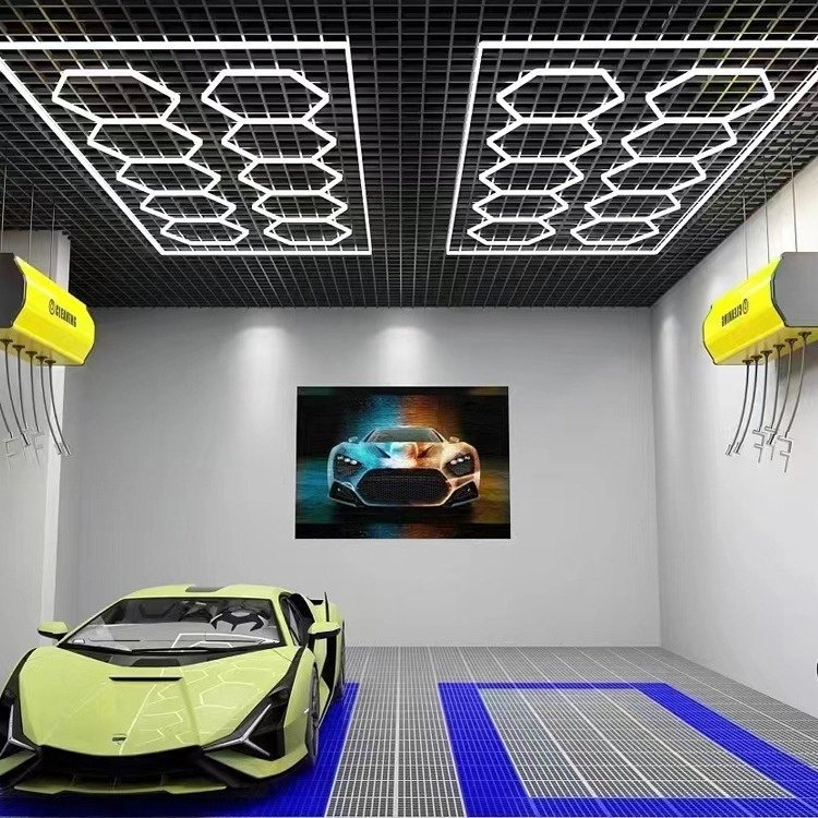 110V Factory Direct Sales hexagonal led light for garage ceiling