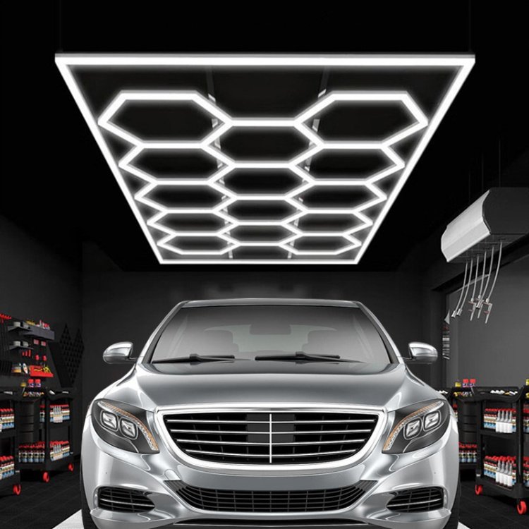 110V Factory Direct Sales hexagonal led light for garage ceiling