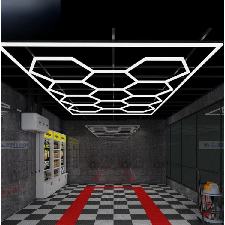 110V Factory Direct Sales hexagonal led light for garage ceiling