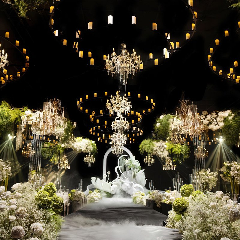 Wholesale Wedding Decorations Chandelier Modern Luxury Indoor Decorative Crystal Chandelier Ceiling Pendant Light