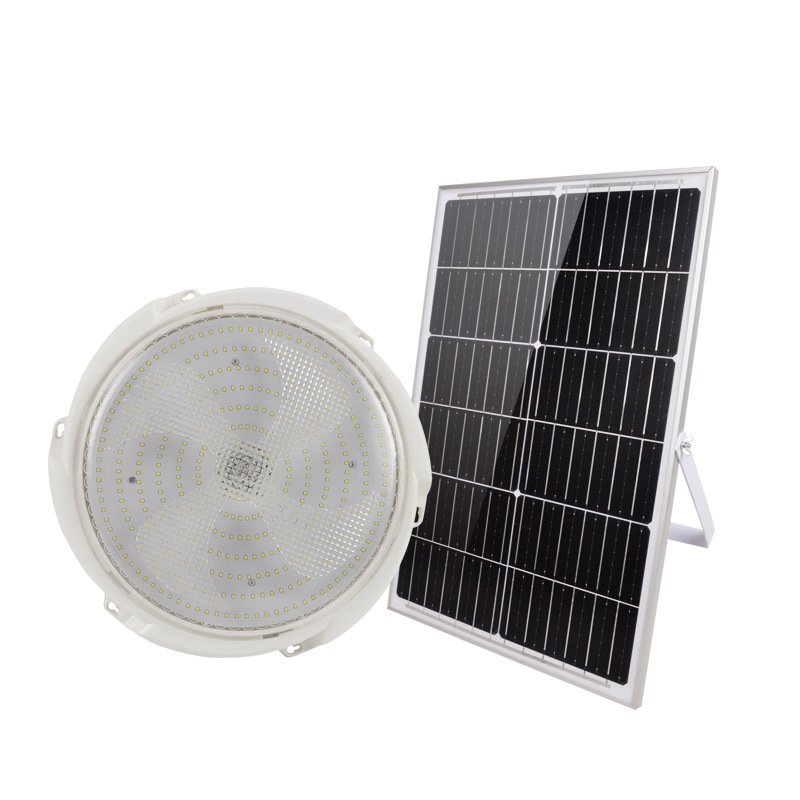 LED Solar Light Outdoor Ceiling Lamp IP65 Dimmable Solar Panel Light Waterproof Solar Power Lighting Fixture For Home Decor Room