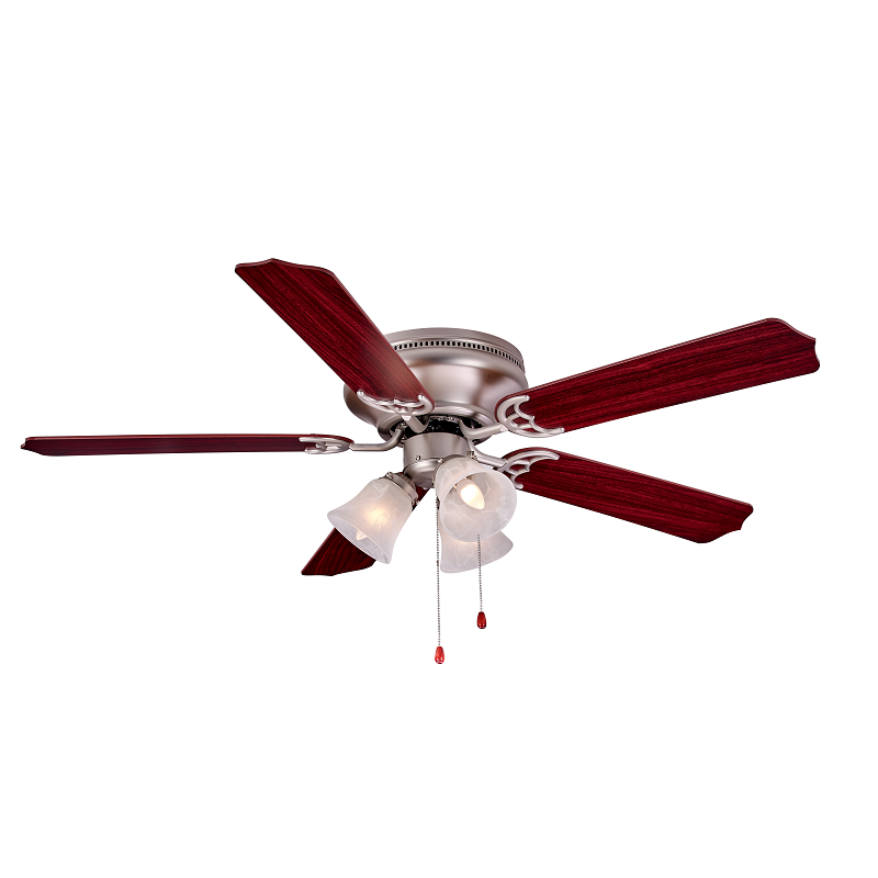 Factory Direct Low Price Ceiling Fan 52 Inch Energy Saving Decorative Low Profile Ceiling Fan with Lamp Electric 50 Digital