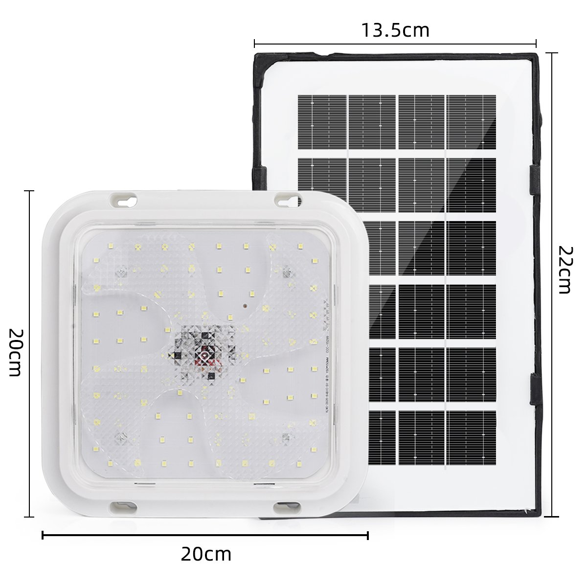 KSUN SL1000 100w 200w 300w 500w 800w 1000w IP67 waterproof Outdoor Garden Indoor Solar LED Ceiling Light With Remote Control